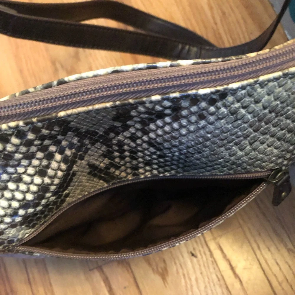 Style&Co. Snakeskin Pattern Shoulder Bag - Picture 2 of 10
